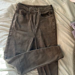 Camo high waisted jeans